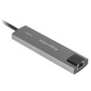 Adaptor hub usb tip c hdmi cu 2 usb 3.0 și rj45