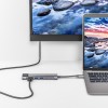 Adaptor hub usb tip c hdmi - 2x usb3.0 & rj45