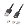 CABLU USB MAGNETIC MICRO USB / LIGHTNING 1M CABLU USB MAGNETIC MICRO USB / LIGHTNING 1M
