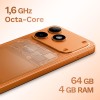 SMARTPHONE 4GB/64GB FLOW 12 ORANGE KRUGER&MATZ
