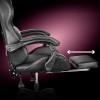 SCAUN GAMING GX-150 NEGRU LED MASAJ KRUGER&MATZ