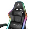 SCAUN GAMING GX-150 NEGRU LED MASAJ KRUGER&MATZ