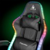 SCAUN GAMING GX-150 NEGRU LED MASAJ KRUGER&MATZ