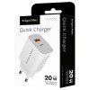 INCARCATOR RETEA GAN PD 2.0 QC 3.0 20W KRUGER&MATZ INCARCATOR RETEA GAN PD 2.0 QC 3.0 20W KRUGER&MATZ