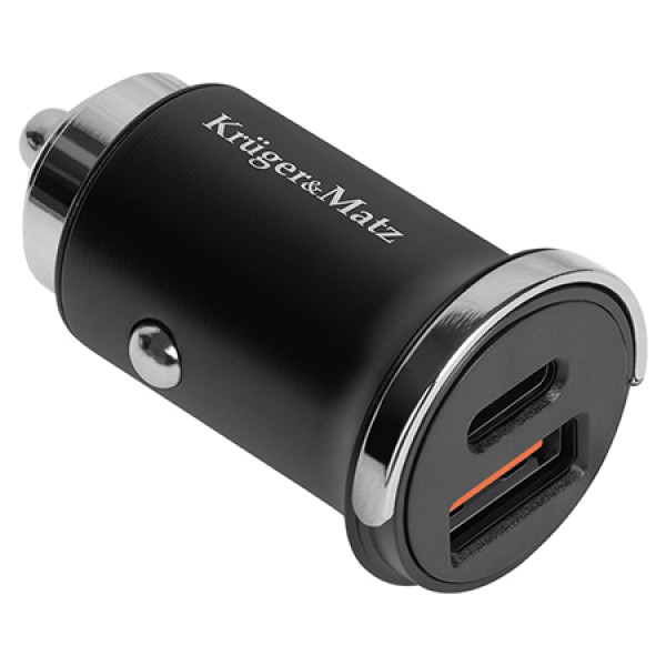 INCARCATOR AUTO USB / TYPE C QC PD 30W KRUGER&MATZ