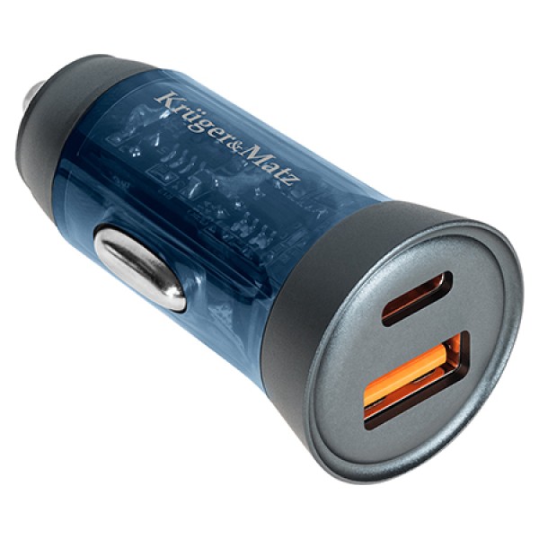 INCARCATOR AUTO USB / TYPE C QC PD 45W KRUGER&MATZ