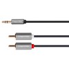 CABLU JACK 3.5 - 2RCA 1.8M BASIC K&M