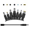 Alimentator universal 45w power delivery kruger&matz - adaptor cu 7 mufe Alimentator universal 45w power delivery kruger&matz - adaptor cu 7 mufe