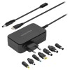 Alimentator universal 90w power delivery kruger&matz - adaptor cu 7 mufe Alimentator universal 90w power delivery kruger&matz - adaptor cu 7 mufe