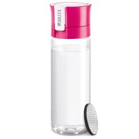 Sticlă cu filtru brita fill&go vital 0.6 l pink - filtrare eficientă a apei