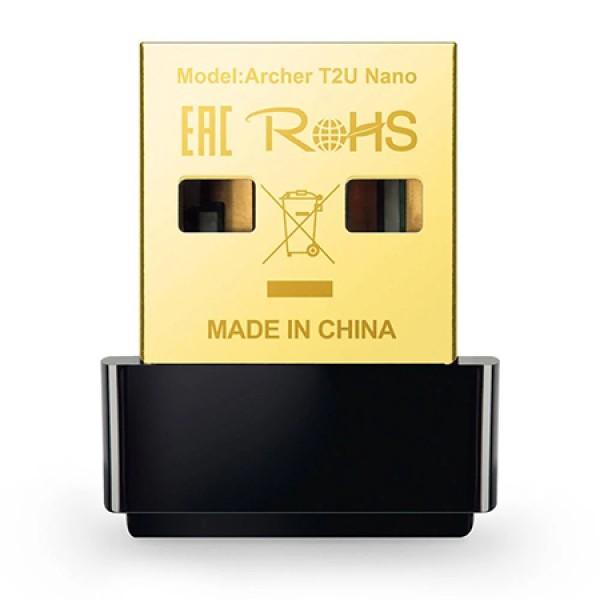 Adaptor wireless ac600 dualband archer t2u nano tp-link - 433mbps, usb 2.0 Adaptor wireless ac600 dualband archer t2u nano tp-link - 433mbps, usb 2.0