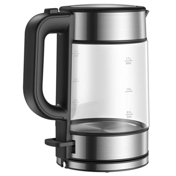 Fierbător electric 1.7 l xiaomi cu putere de 2200 w și carcasă din sticlă