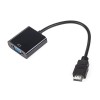 Adaptor hdmi tata - vga mama & audio - conectivitate simplă Adaptor hdmi tata - vga mama & audio - conectivitate simplă