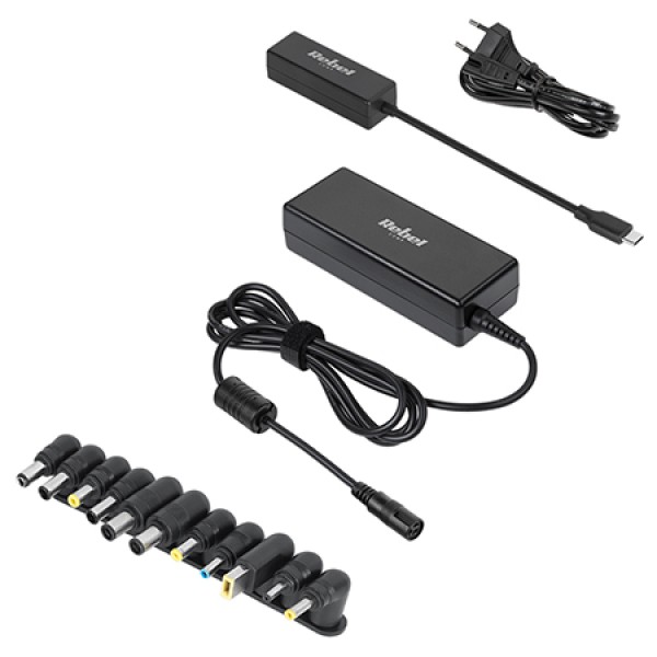 Alimentator universal 15-20v 90w pd rebel - putere 90w, 12 mufe Alimentator universal 15-20v 90w pd rebel - putere 90w, 12 mufe