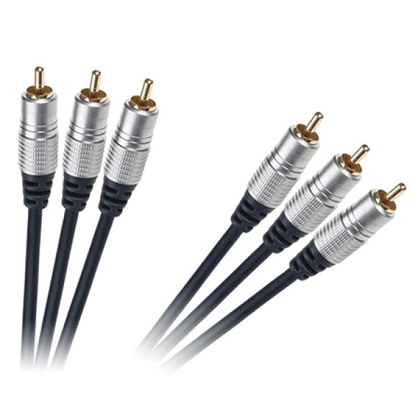 CABLU 3RCA-3RCA 1.5M GOLD