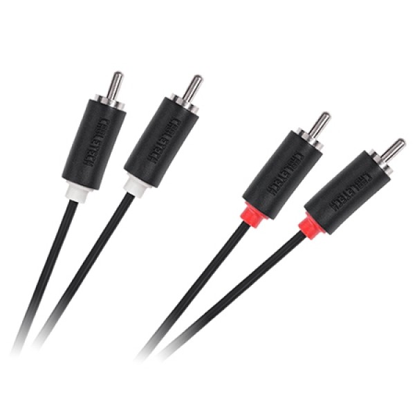 CABLU 2RCA TATA - 2RCA TATA CABLETECH STANDARD 1.8M CABLU 2RCA TATA - 2RCA TATA CABLETECH STANDARD 1.8M