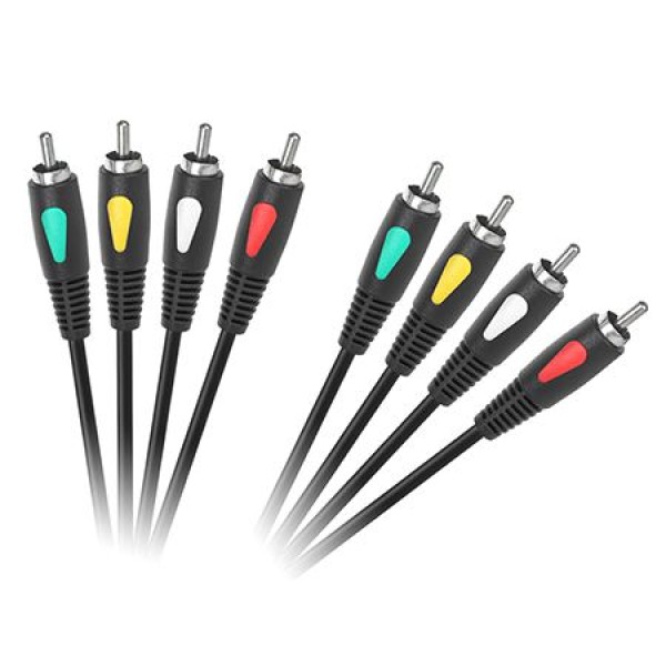 CABLU 4RCA-4RCA 1M ECO-LINE CABLETECH CABLU 4RCA-4RCA 1M ECO-LINE CABLETECH