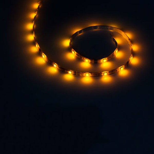 Banda led smd galben 1m - 30 led-uri 5050, 12v dc