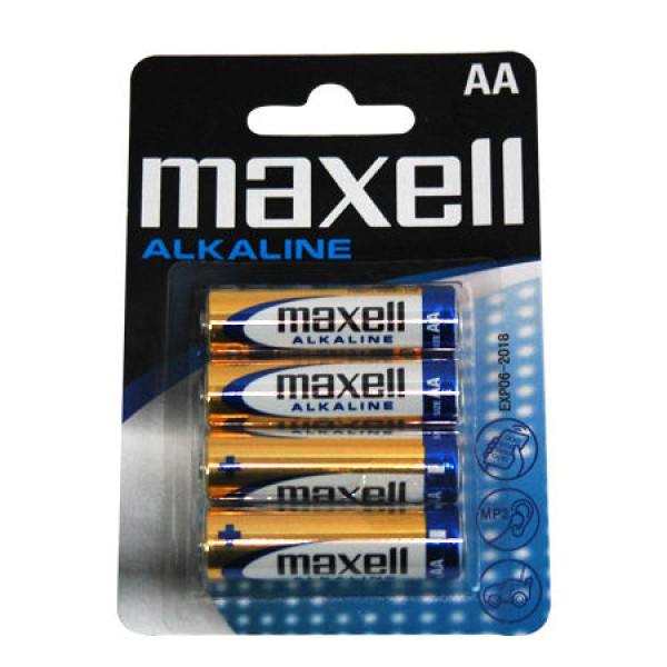BATERIE ALCALINA MAXELL LR06 BLISTER 4 BUC BATERIE ALCALINA MAXELL LR06 BLISTER 4 BUC