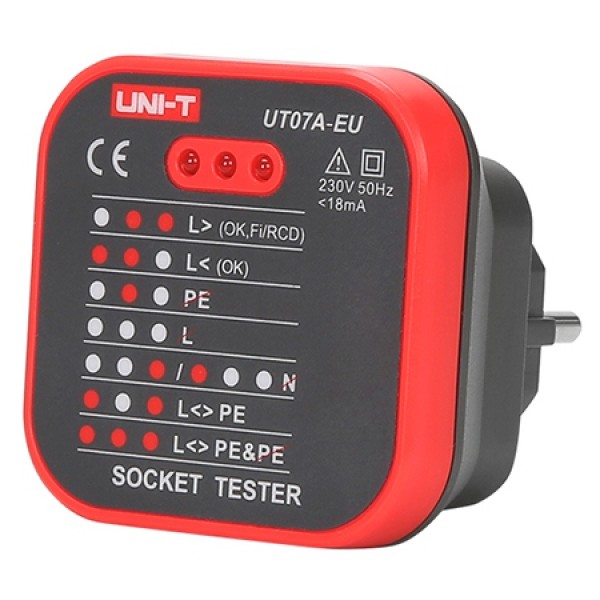 TESTER PRIZA 230V AC UT07A-EU UNI-T TESTER PRIZA 230V AC UT07A-EU UNI-T