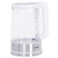 Fierbător electric mesko cu reglare temperatură 60-100°c, 1.7l, alb