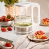 Fierbător electric mesko cu reglare temperatură 60-100°c, 1.7l, alb