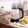Fierbător electric 1.7l 2200w mesko, negru, cu oprire automată Fierbător electric 1.7l 2200w mesko, negru, cu oprire automată