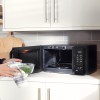 Cuptor cu microunde Samsung, 23L, 800W, Curatare usoara Ceramic Inside, Dezghetare rapida, Negru