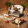 Feliator electric 400w, lama inox 19 cm, grosime reglabilă, argintiu