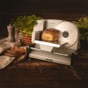 Feliator electric 400w, lama inox 19 cm, grosime reglabilă, argintiu