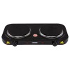 Plita electrica dubla Mesko, 2000W, Control temperatura, Protectie supraincalzire, Negru Plita electrica dubla Mesko, 2000W, Control temperatura, Protectie supraincalzire, Negru