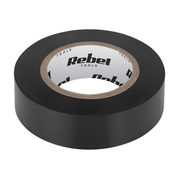 Banda izolatoare 0,13x19x10yard neagra rebel - kemot