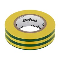 Banda izolatoare 0.13x19x10yd verde/galben rebel - accesorii lipire premium