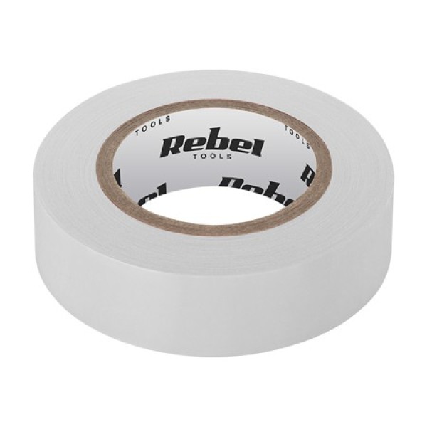 Banda izolatoare 0.13x19x10yd alba rebel - rezistență la uv