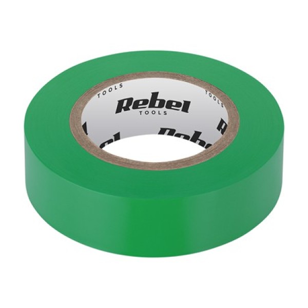 Banda izolatoare 0.13x19x20yd verde rebel - accesorii lipire