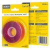 Banda dublu adeziva transparenta 19mm/3m rebel - aderență rapidă și rezistență mare