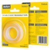 Banda dublu adeziva montaj 19mm/1.5m rebel - transparentă și reutilizabilă