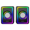 DIFUZOARE STEREO 2.0 6W RMS RGB USB 3.5MM