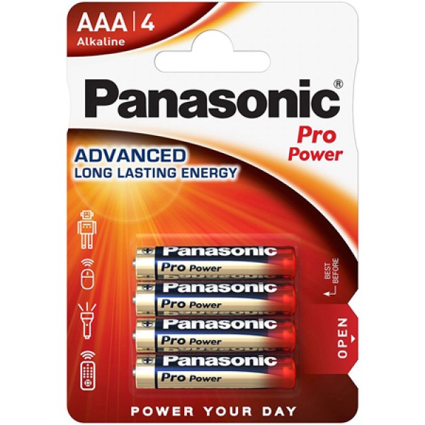 BATERIE LR03 BLISTER 4 PRO POWER PANASONIC