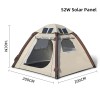 CORT CAMPING SOLAR 52W 2000MAH 2-3 PERSOANE CORT CAMPING SOLAR 52W 2000MAH 2-3 PERSOANE
