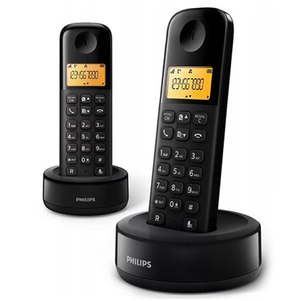 TELEFON DECT D1602 NEGRU PHILIPS
