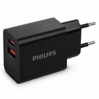 ALIMENTATOR RETEA USB-A + USB C PD 20W PHILIPS