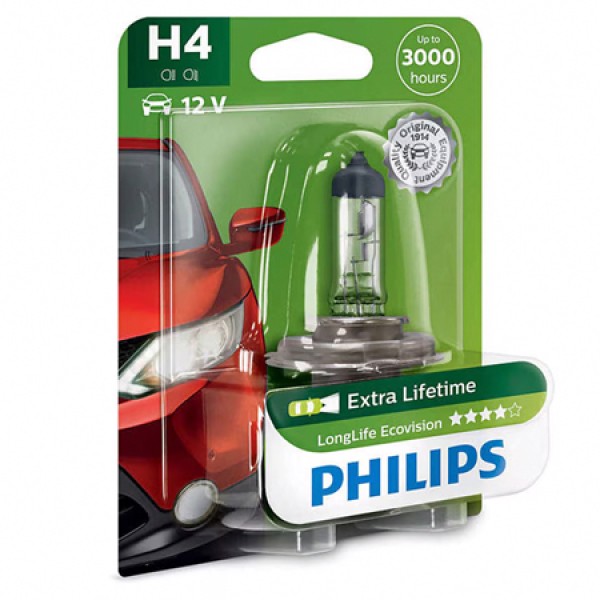 BEC AUTO H4 LONGLIFE ECOVISION PHILIPS BEC AUTO H4 LONGLIFE ECOVISION PHILIPS