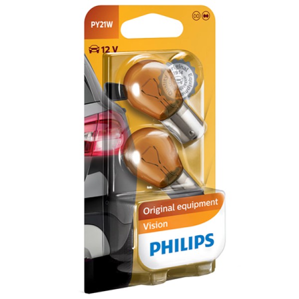 SET 2 X BEC AUTO 12V 21W PHILIPS