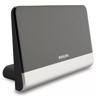 Antena tv digitala 4k philips - amplificare 48 db, design compact