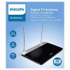 Antena tv digitala 4k philips - amplificare 47 db, design plat