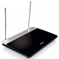 Antena tv digitala 4k philips - amplificare 47 db, design plat