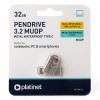 FLASH DRIVE USB 3.2 32GB PLATINET FLASH DRIVE USB 3.2 32GB PLATINET