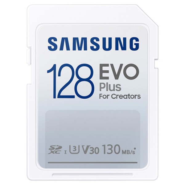 SD CARD 128GB UHS-1 EVO PLUS SAMSUNG SD CARD 128GB UHS-1 EVO PLUS SAMSUNG