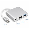 HUB USB-C 3IN1 HDMI 4K USB-A 3.2 USB-C PD 100W